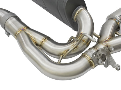 aFe MACHForce XP 3in - 2 1/2in Axle Back 304SS Exhaust w/ Polished Tips 16-17 BMW M2 (f87) aFe