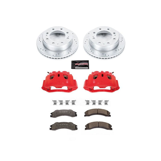Power Stop 2011 Chevrolet Silverado 2500 HD Front Z36 Truck & Tow Kit w/Cals PowerStop