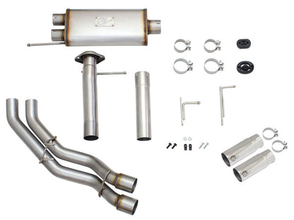 aFe Rebel Exhausts 3in SS Cat-Back 09-14 Ford F-150 4.6/5.0/5.4L w/ Polished Tips aFe