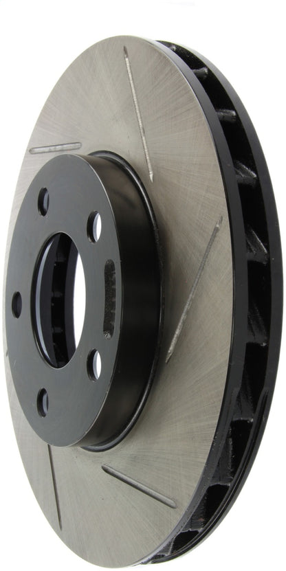 StopTech Power Slot 94-02 Mustang (Excl Cobra) / 03-04 Mustang Base/GT Front Left Slotted Rotor Stoptech