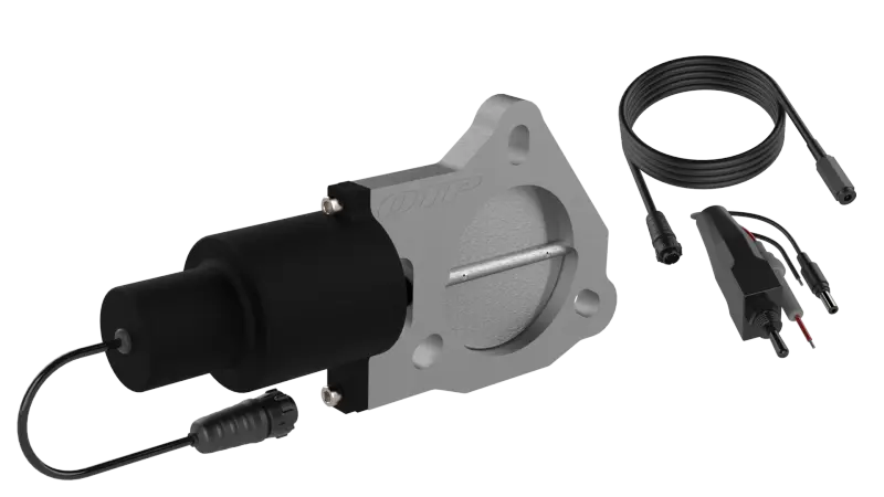 QTP 3in Bolt-On QTEC Electric Cutout Valve for Borla Exhausts - Single - eliteracefab.com