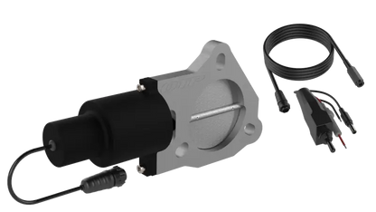 QTP 3in Bolt-On QTEC Electric Cutout Valve for Borla Exhausts - Single - eliteracefab.com