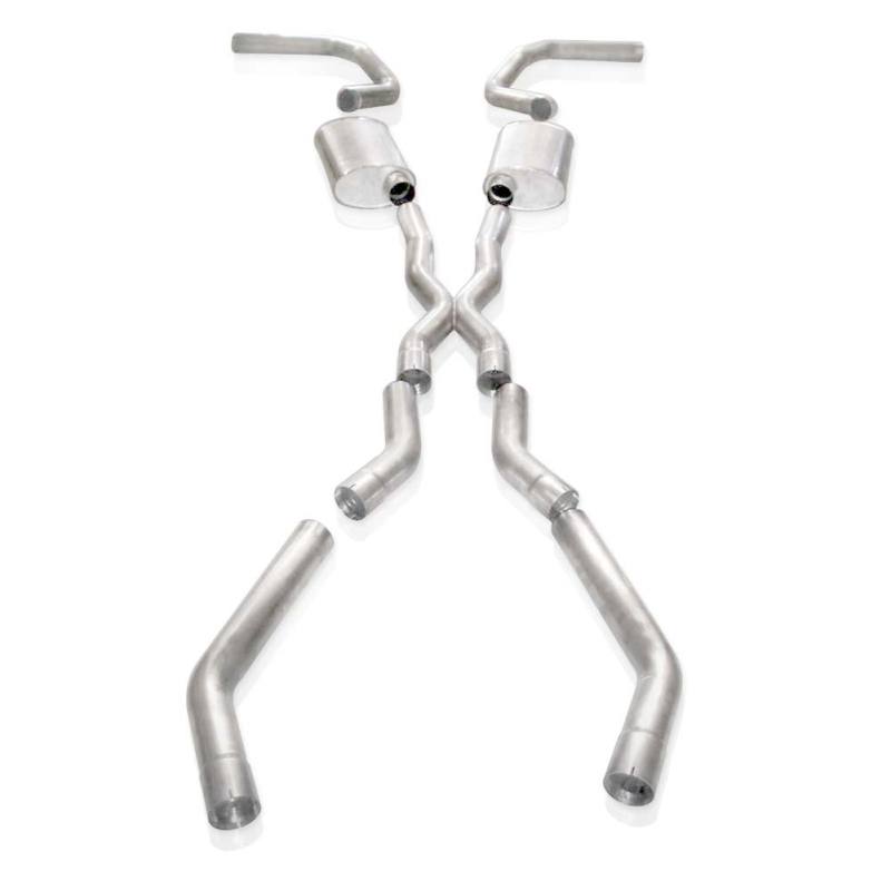 Stainless Works Chevy Camaro 1967-69 Exhaust 3in Stainless with X-Pipe Stainless Works