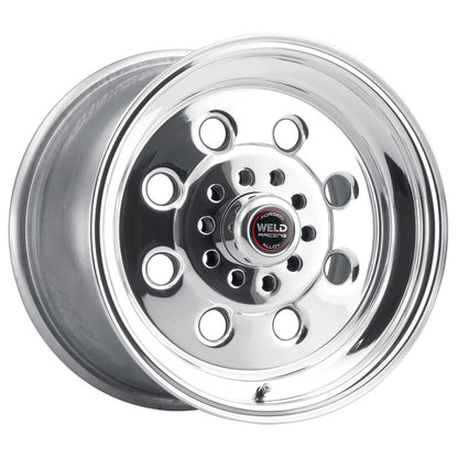 Weld Draglite 15x12 / 5x4.5 & 5x4.75 BP / 5.5in. BS Polished Wheel - Non-Beadlock