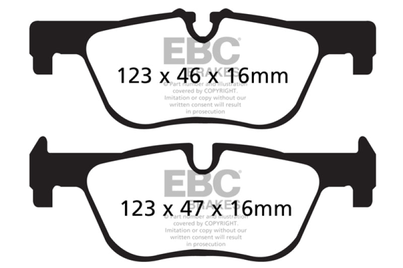 EBC Ultimax2 Rear Brake Pads - UD1613