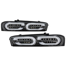 Load image into Gallery viewer, Spyder Chevy Camaro 16-18 (Do Not Fit Halogen Model) LED Tail Lights Black ALT-YD-CCAM16LED-SEQ-BK - eliteracefab.com