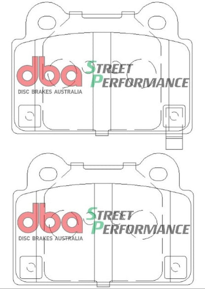 DBA Street Performance Rear Brake Pads - DB2215SP DBA