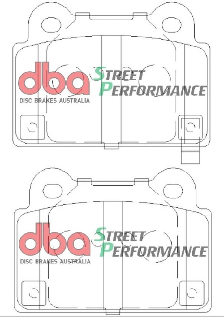 DBA Street Performance Rear Brake Pads - DB2215SP