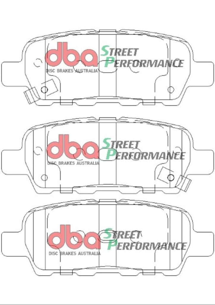 DBA Street Performance Rear Brake Pads - DB1509SP