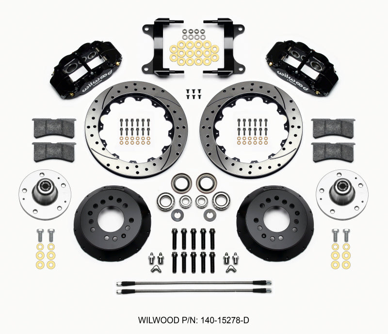 Wilwood Narrow Superlite 6R Front Hub Kit 12.88in Drilled 82-92 Camaro//Firebird Wilwood