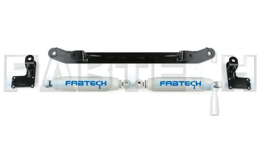 Fabtech 05-21 Ford F250/350 4WD Dual Performance Steering Stabilizer - Opposing Style - eliteracefab.com