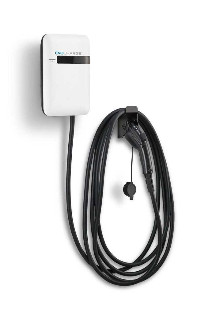 EvoCharge iEVSE Single Port Wall 18ft Cable - eliteracefab.com