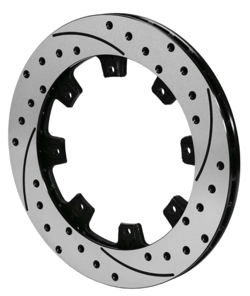 Wilwood Rotor-ULHP Iron LH-SRP BLK Drl 12.19 x .810 - 8 on 7.78in Wilwood