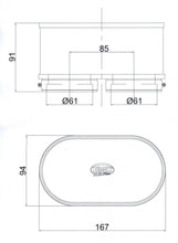 Load image into Gallery viewer, BMC Twin Air Carburetor Filter - 61mm x 2 ID / 74mm H