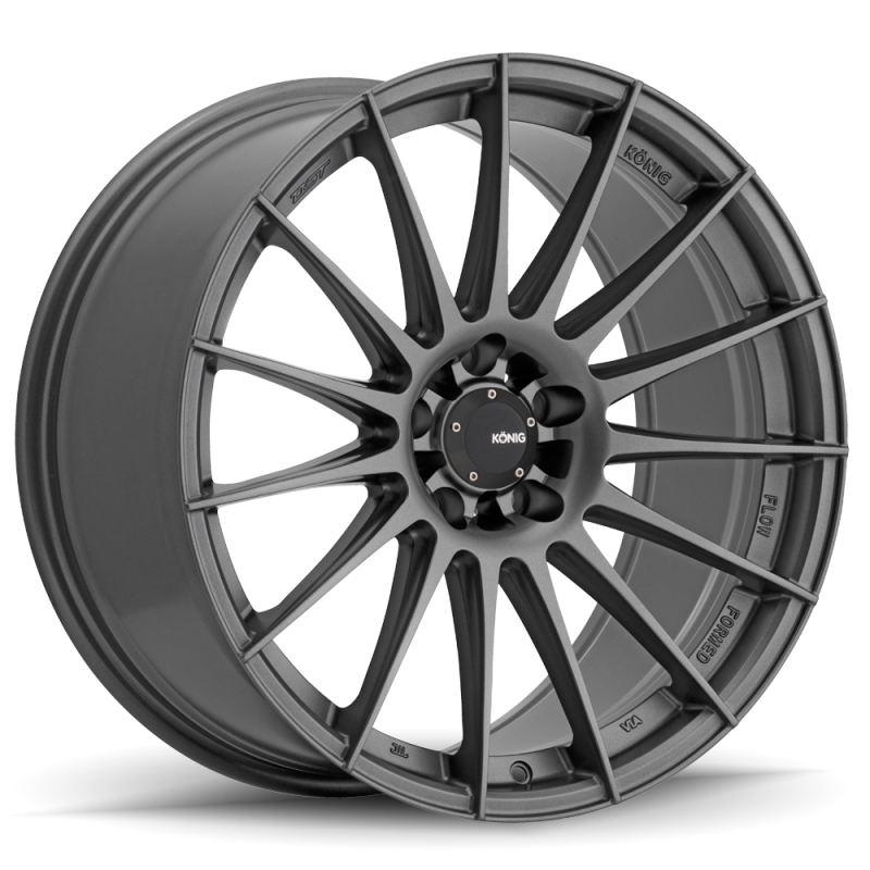 Konig Rennform 18x8 5x112 ET45 Matte Grey - eliteracefab.com