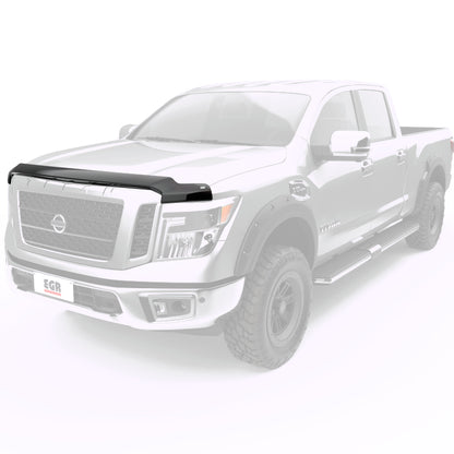 EGR 16+ Nissan Titan XD Superguard Hood Shield - Matte