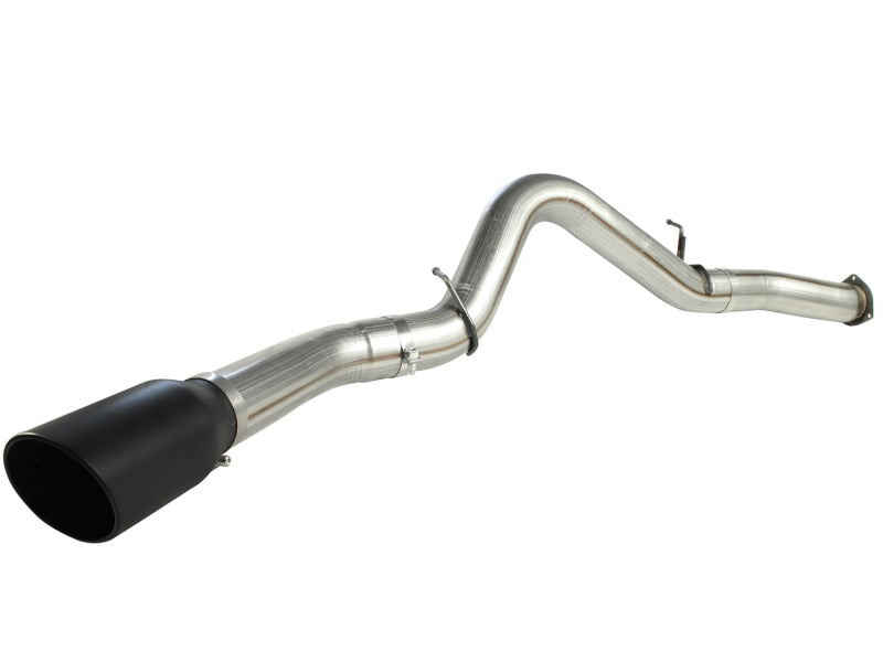 aFe MACHForce XP Exhaust 5in DPF-Black, GM Diesel Trucks 07.5-10 V8-6.6L 9(td) LMM aFe