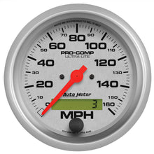 Load image into Gallery viewer, Autometer Ultra-Lite 87.5mm Electronic Programmable 160 MPH Speedometer