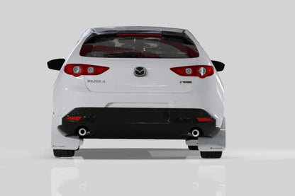 Rally Armor 19-22 Mazda3 GT Sport Hatch White UR Mud Flap w/ Black Logo Rally Armor