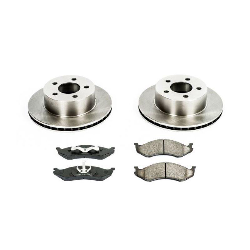 Power Stop 90-99 Jeep Cherokee Front Autospecialty Brake Kit - eliteracefab.com