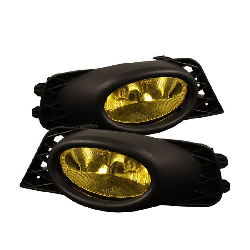 Spyder Honda Civic 09-11 4Dr OEM Fog Lights W/Switch- Yellow FL-CL-HC09-4D-Y - eliteracefab.com