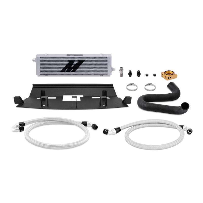 Mishimoto 2018+ Ford Mustang GT Thermostatic Oil Cooler Kit - Silver - eliteracefab.com