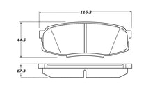 Load image into Gallery viewer, STOPTECH 07-17 TOYOTA TUNDRA STREET PERFORMANCE REAR BRAKE PADS, 308.13040 - eliteracefab.com