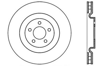 StopTech Slotted & Drilled Sport Brake Rotor - eliteracefab.com