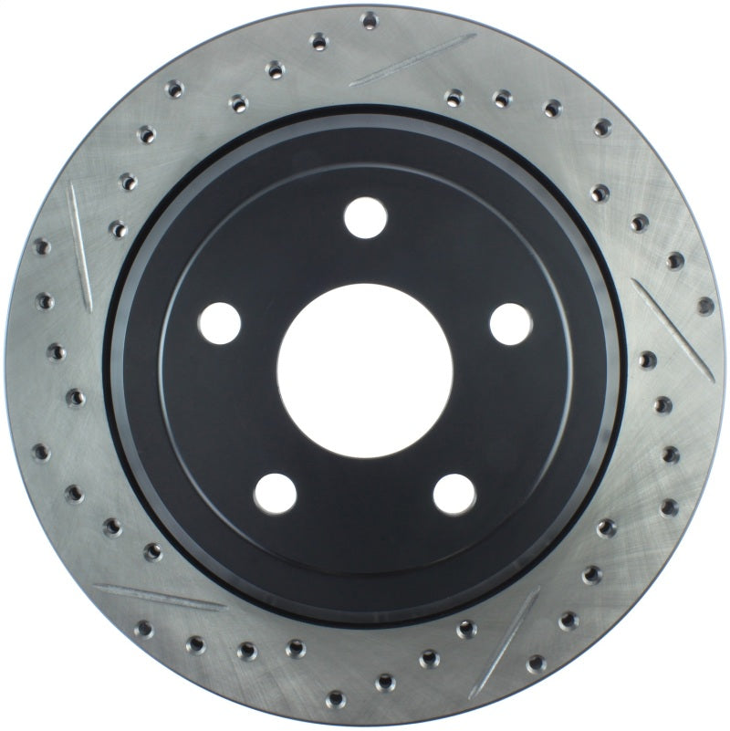 StopTech Slotted & Drilled Sport Brake Rotor 11-17 Jeep Grand Cherokee (Excludes SRT8) Stoptech