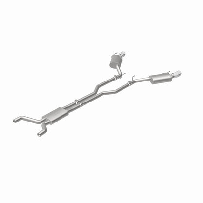 MagnaFlow Cat-Back Stainless Dual Split Rear Exit 4in Polished Tips 11-15 Chevy Camaro 3.6L V6 Magnaflow