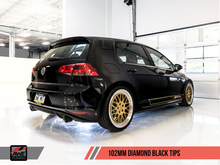 Load image into Gallery viewer, AWE Tuning VW MK7 GTI Touring Edition Exhaust - Diamond Black Tips - eliteracefab.com