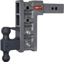 Load image into Gallery viewer, Gen-Y Mega Duty 2.5in Shank 9in Drop 3500lb TW 32K Hitch w/GH-0161 Dual-Ball/Pintle Lock