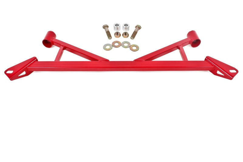 BMR CHASSIS BRACE FRONT SUBFRAME RED (2015+ MUSTANG) - eliteracefab.com