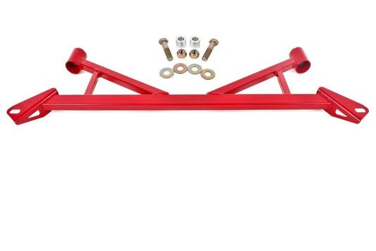 BMR CHASSIS BRACE FRONT SUBFRAME RED (2015+ MUSTANG) - eliteracefab.com
