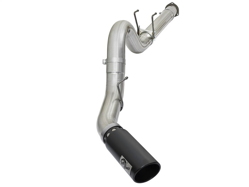 aFe ATLAS 5in DPF-Back Alum Steel Exhaust System w/Black Tip 2017 Ford Diesel Trucks V8-6.7L (td) - eliteracefab.com