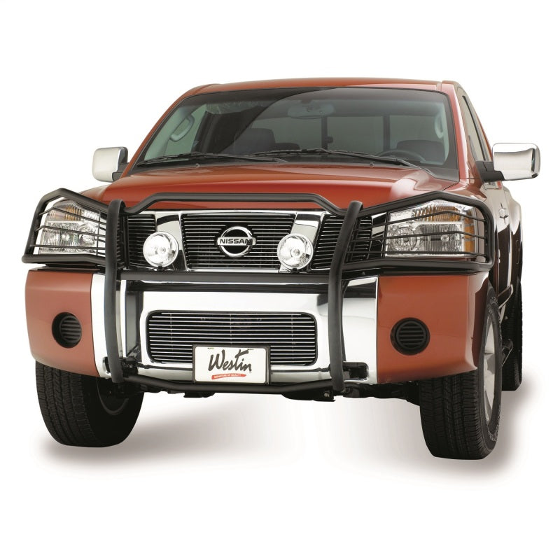 Westin 2004-2015 Nissan Titan/Armada Sportsman Grille Guard - Black Westin