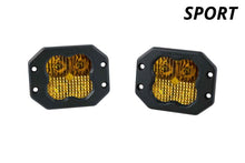 Load image into Gallery viewer, Diode Dynamics SS3 LED Pod Sport - Yellow Combo Flush (Pair)