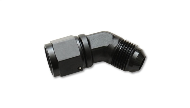 Vibrant -6AN Female to -6AN Male 45 Degree Swivel Adapter Fitting - eliteracefab.com