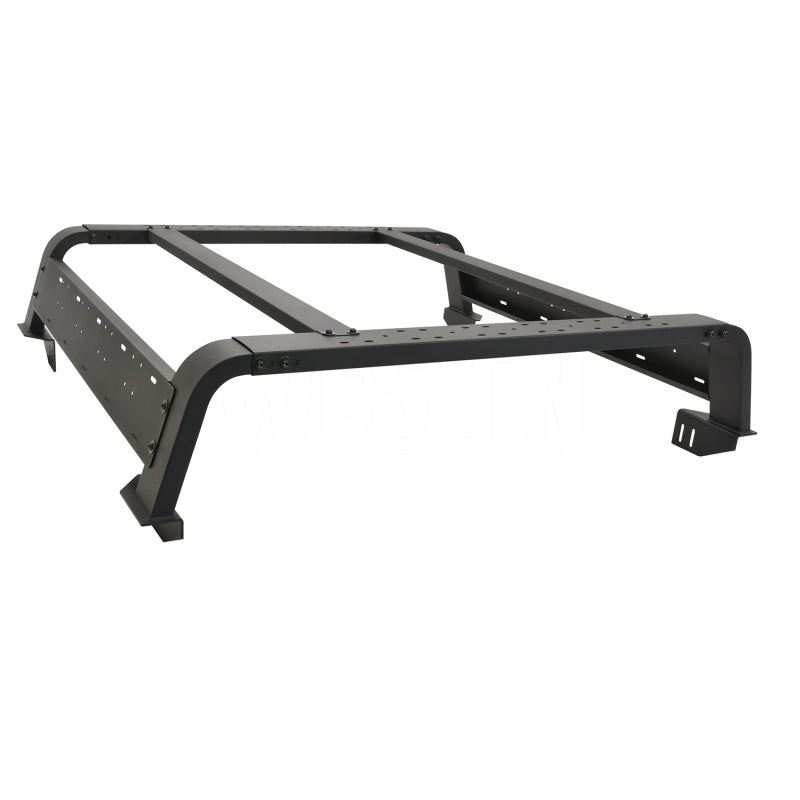 Westin 05-21 Toyota Tacoma 5ft Bed Overland Cargo Rack - Textured Black - eliteracefab.com