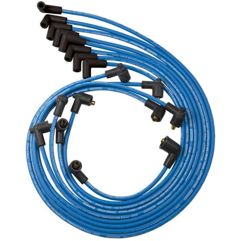 Moroso Custom Ignition Wire Set - Blue Max - Spiral Core