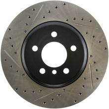 Load image into Gallery viewer, StopTech 2011-2013 BMW 535i / 2012-2016 BMW 640i Slotted &amp; Drilled Front Right Brake Rotor - eliteracefab.com