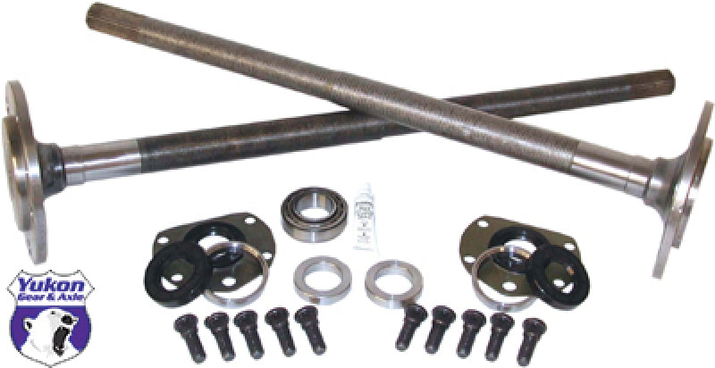 Yukon Gear One Piece Short Axles For Model 20 76-83 CJ5 - eliteracefab.com