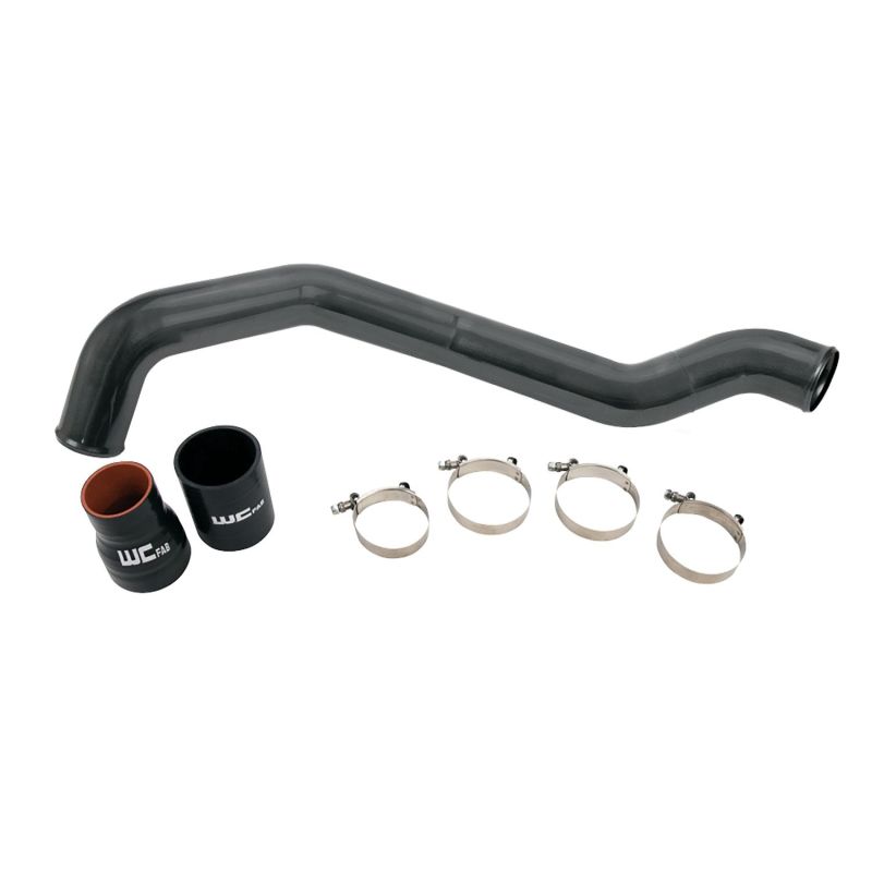 Wehrli 04.5-10 Chevrolet 6.6L LLY/LBZ/LMM Duramax Driver Side 3in Intercooler Pipe - Semi-Gloss Blk