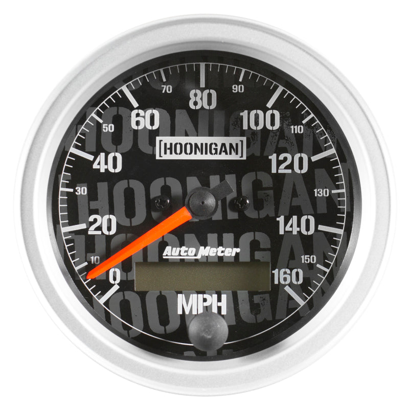 Autometer Hoonigan 87mm 160 MPH Full Electronic Program w/ LCD ODO Speedometer Gauge 4488-09000