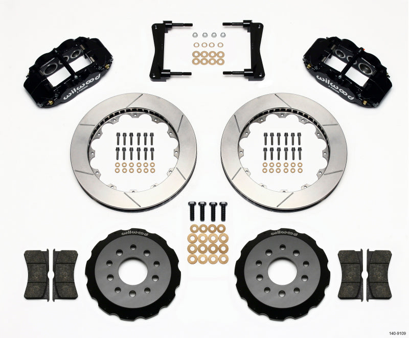 Wilwood Narrow Superlite 6R Front Hat Kit 13.06in 2005-2014 Mustang - eliteracefab.com