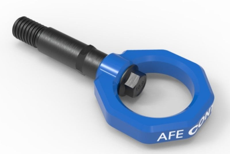 aFe Control Rear Tow Hook Blue 20-21 Toyota GR Supra (A90) - eliteracefab.com