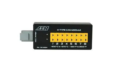 AEM 8 Channel K-Type Thermocouple EGT CAN Module - eliteracefab.com