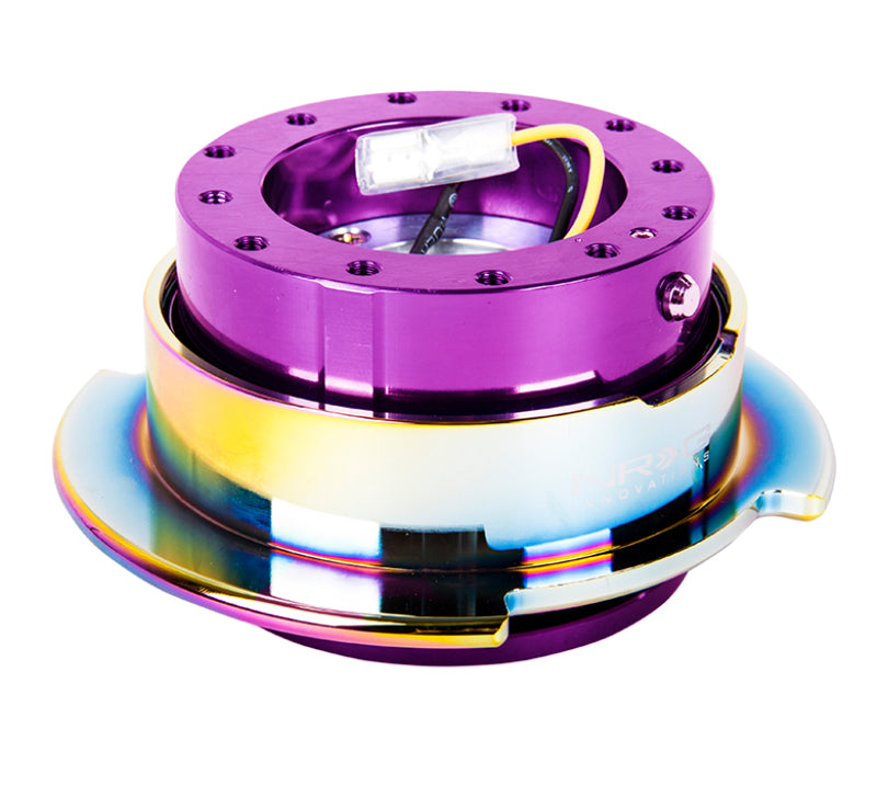 NRG Quick Release Gen 2.5 - Purple Body / Neochrome Ring - SRK-250PP/MC