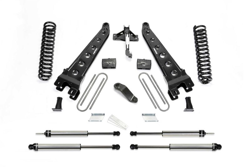 Fabtech 19-20 Ford F450/F550 4WD Diesel 6in Rad Arm Sys w/Coils & Dl Shks - eliteracefab.com