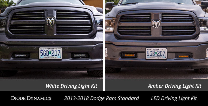 Diode Dynamics Ram 2013 Standard Stage Series 6 In Kit - White Driving